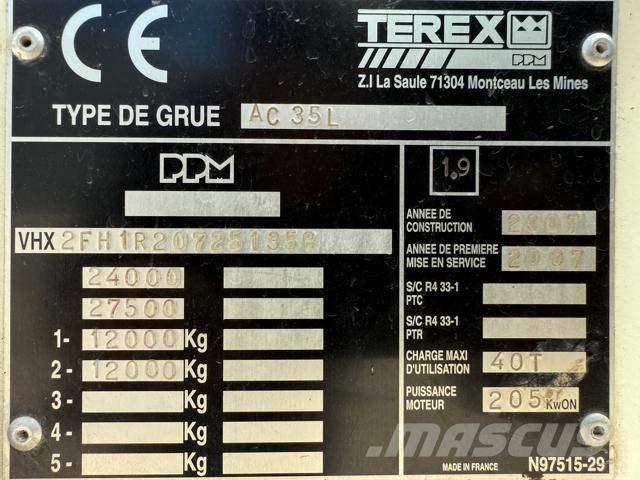 Terex AC 35 L Автокраны