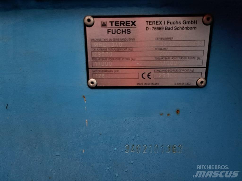 Fuchs MHL340D Перегружатели металлолома/промышленные погрузчики
