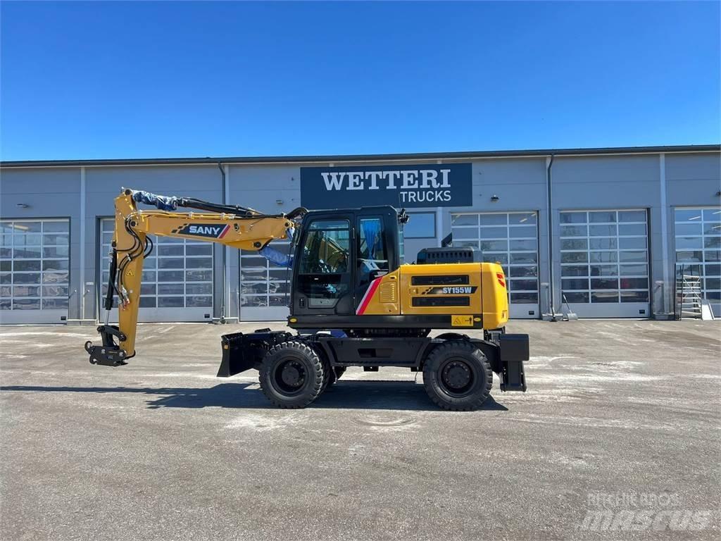 Sany SY155W Колёсные экскаваторы
