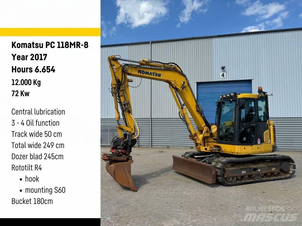 Komatsu PC 118 MR-8 Гусеничные экскаваторы