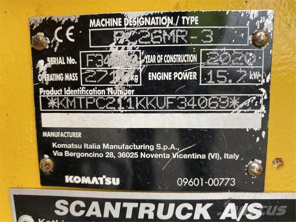 Komatsu PC26MR-3 Колёсные экскаваторы