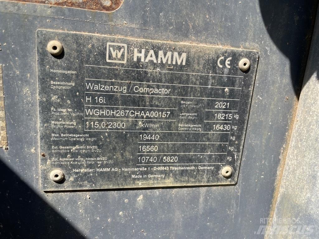 Hamm H 16 i Уплотнители грунта