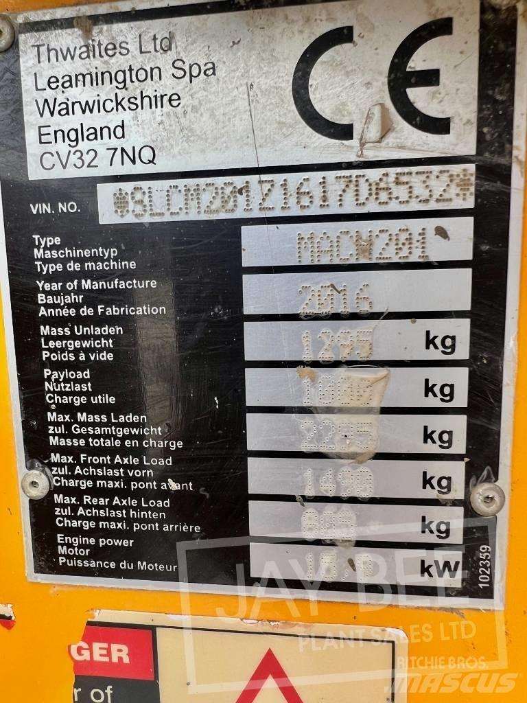 Thwaites 1 ton Мини-самосвалы
