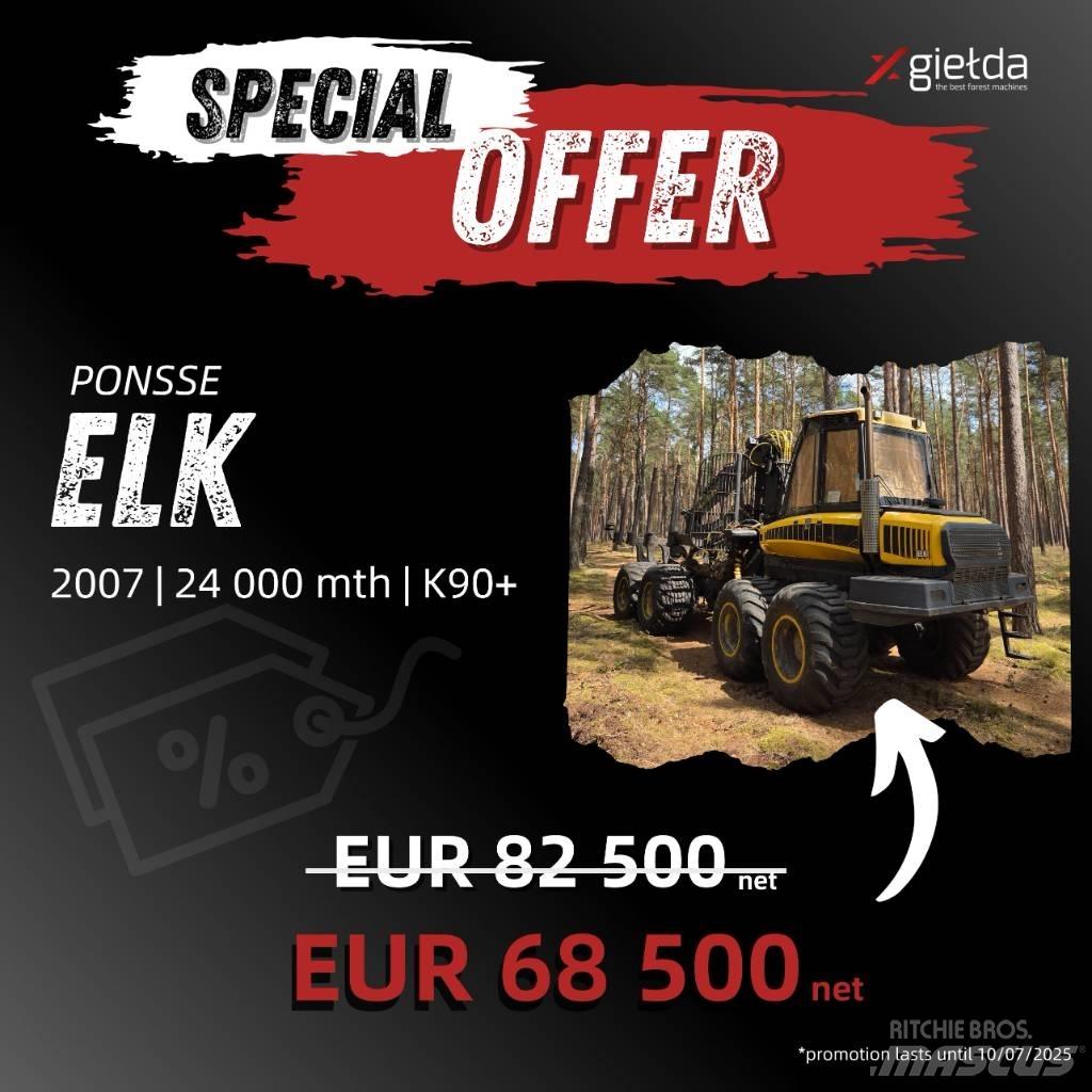 Ponsse Elk Форвардеры