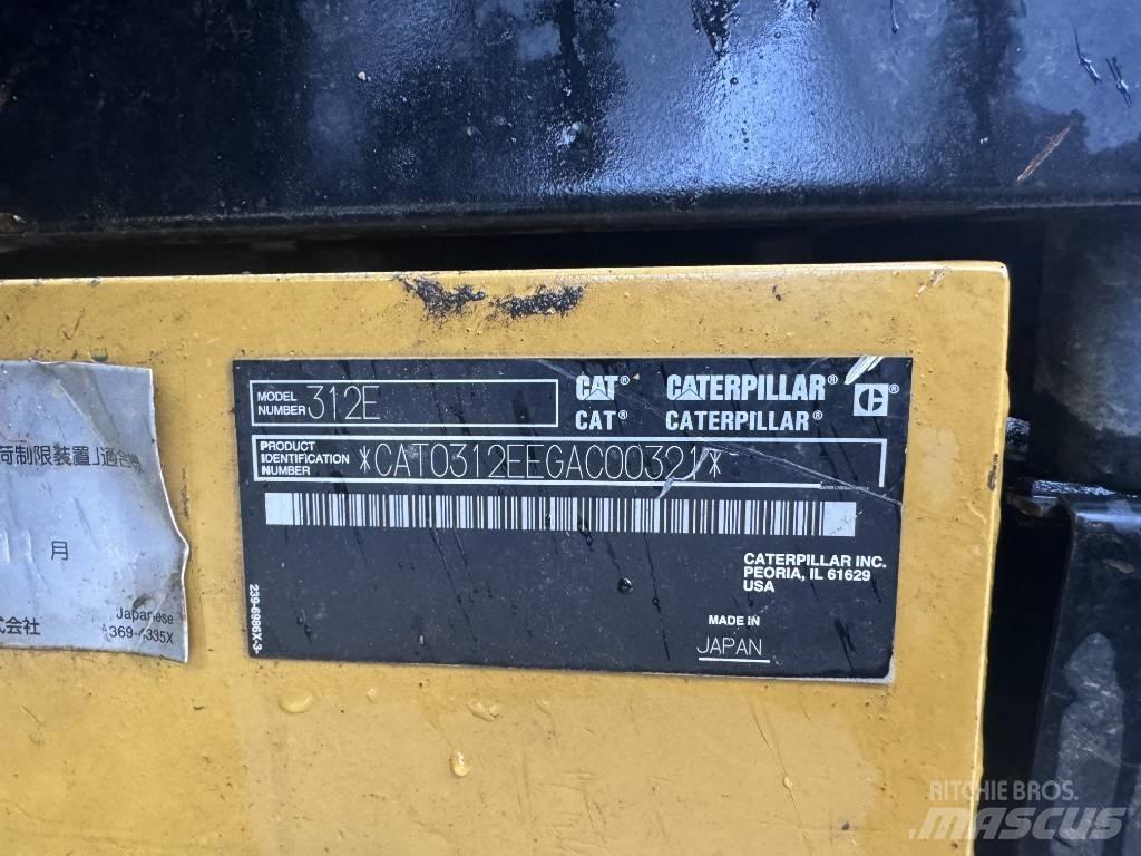 CAT 312E Гусеничные экскаваторы