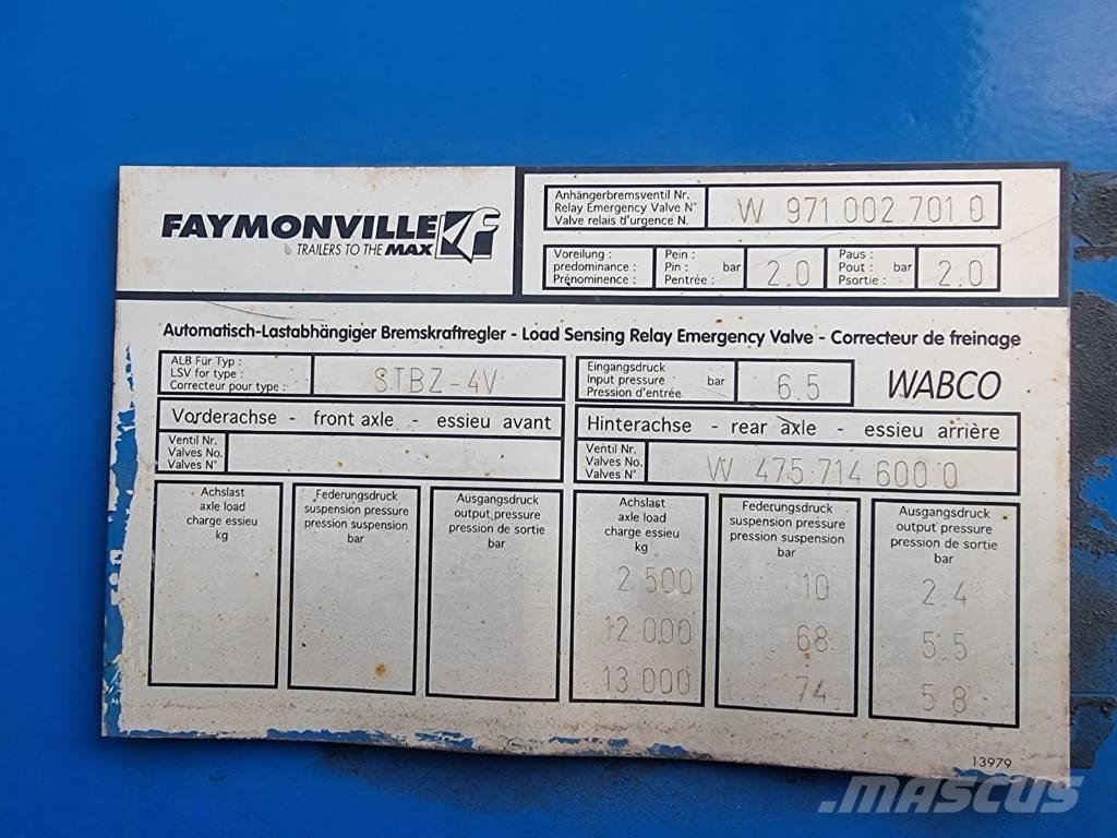 Faymonville STBZ-6VA Полуприцепы-Бункеровозы
