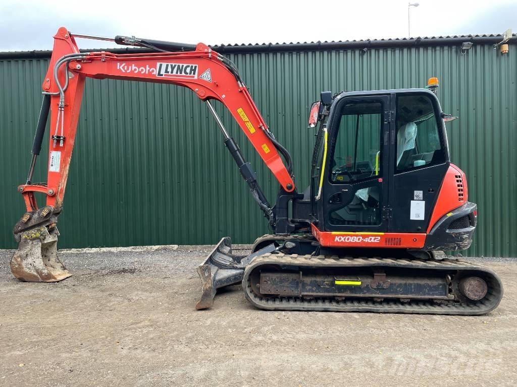 Kubota KX 080 Малые экскаваторы 7т-12т