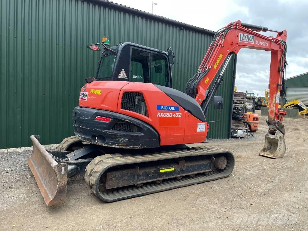 Kubota KX 080 Малые экскаваторы 7т-12т