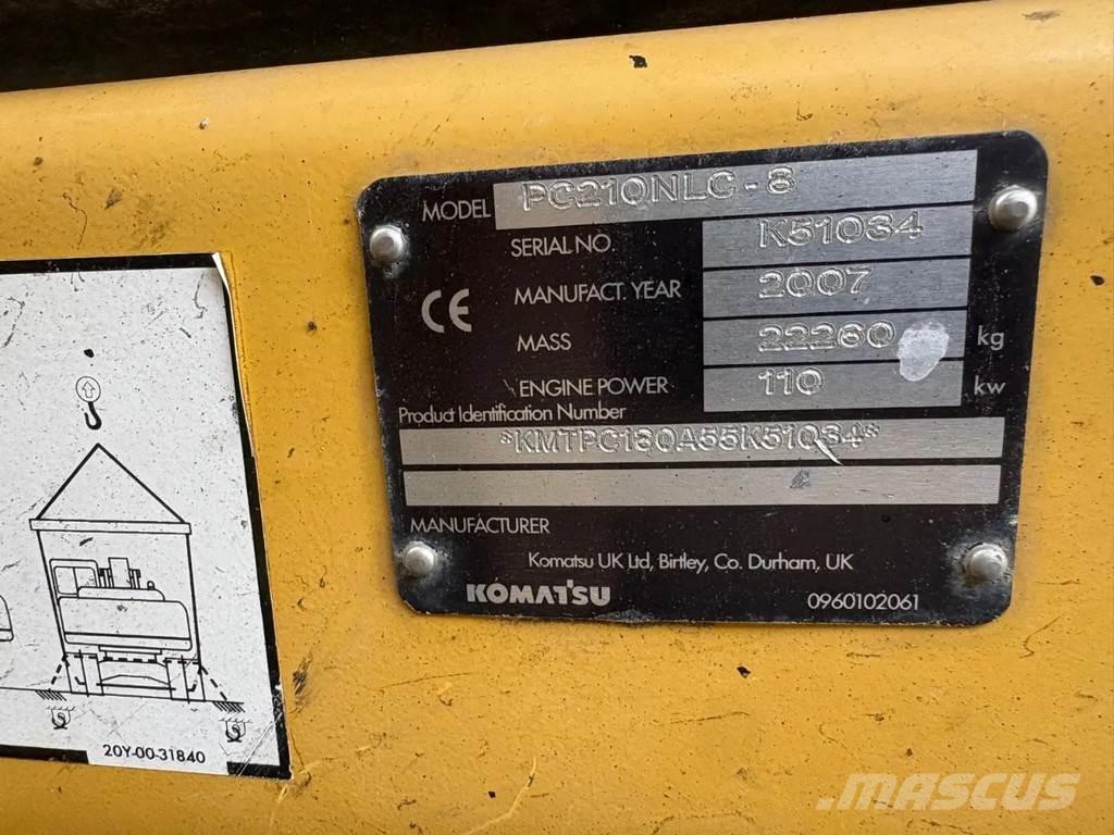 Komatsu PC210LC-8 Гусеничные экскаваторы