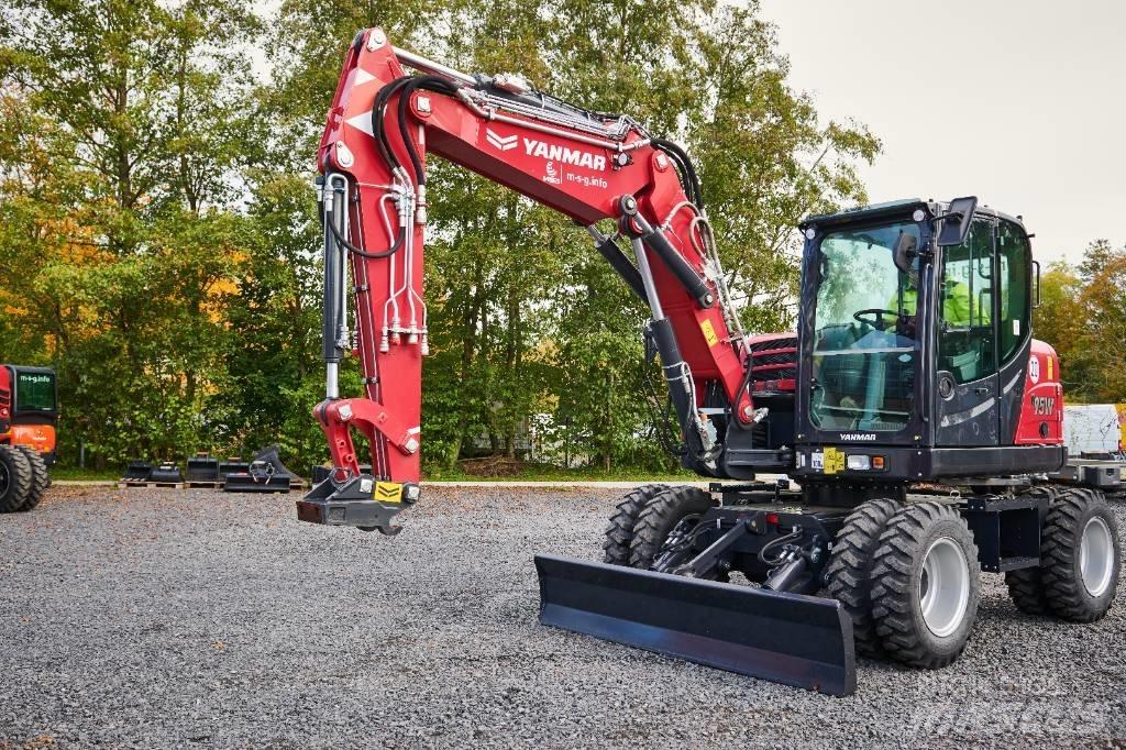Yanmar B95W Колёсные экскаваторы