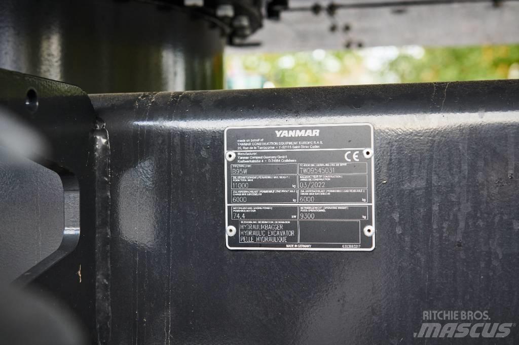 Yanmar B95W Колёсные экскаваторы