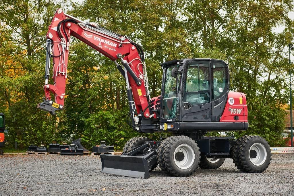 Yanmar B95W Колёсные экскаваторы