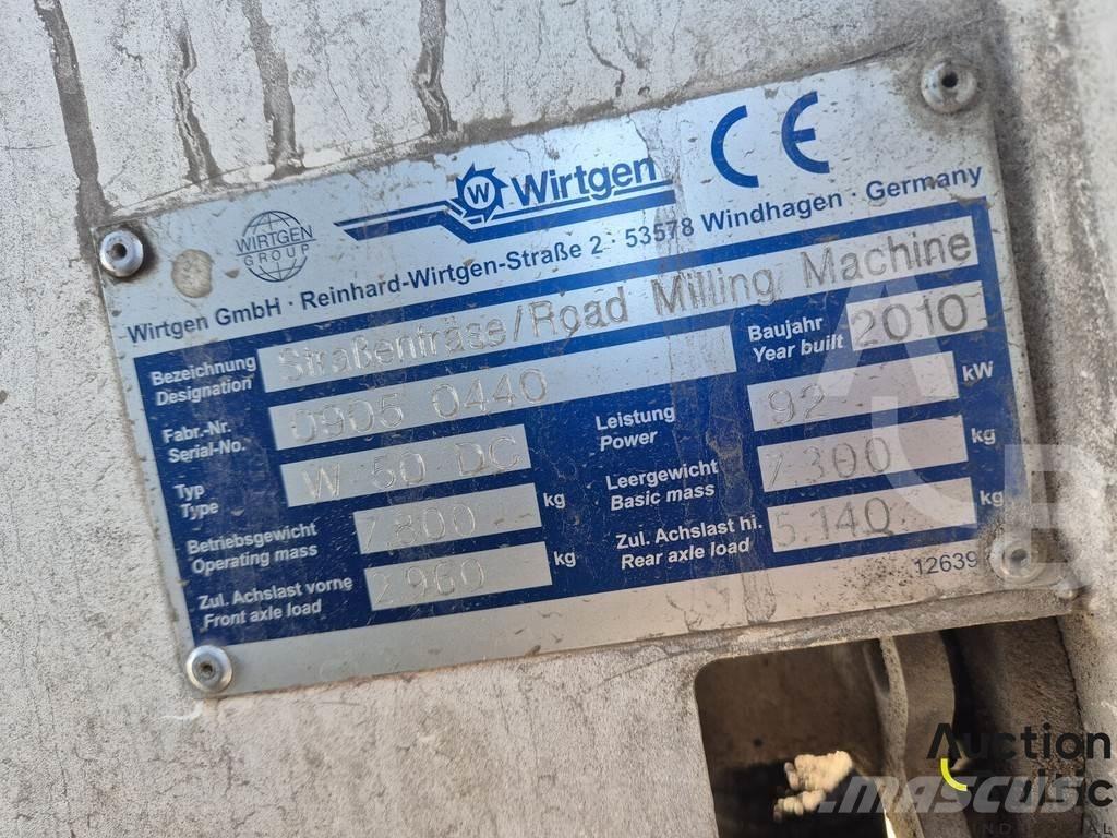 Wirtgen W50DC Дорожные фрезы