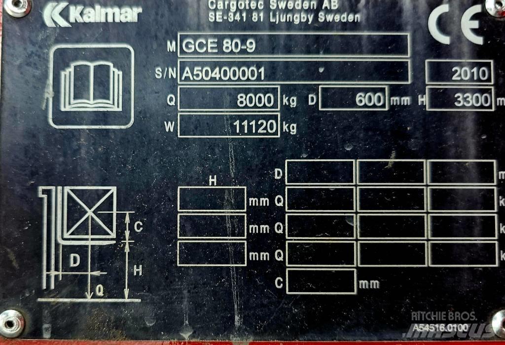 Kalmar GCE 80-9 Газовые погрузчики