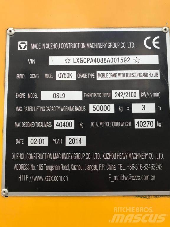 XCMG QY50K UNUSED Автокраны