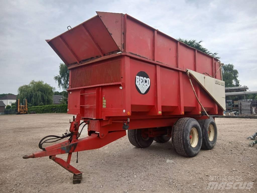 Beco super 1200 Тракторные самосвальные прицепы