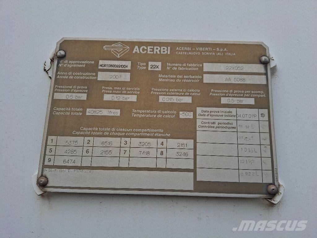 Acerbi ASO64003SP Полуприцепы-Цистерны