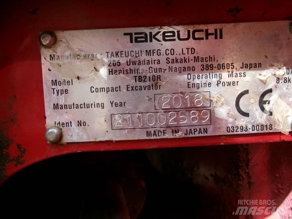 Takeuchi TB 210 R Мини-экскаваторы