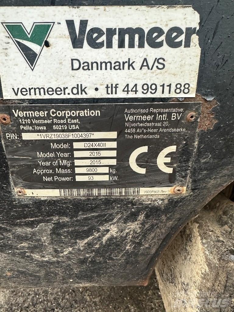 Vermeer D24x40II Оборудование для горизонтального бурения