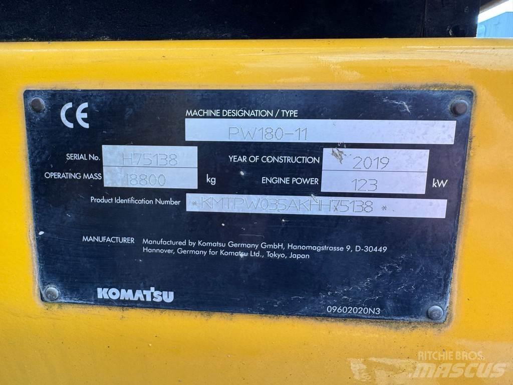 Komatsu PW180-11 Колёсные экскаваторы