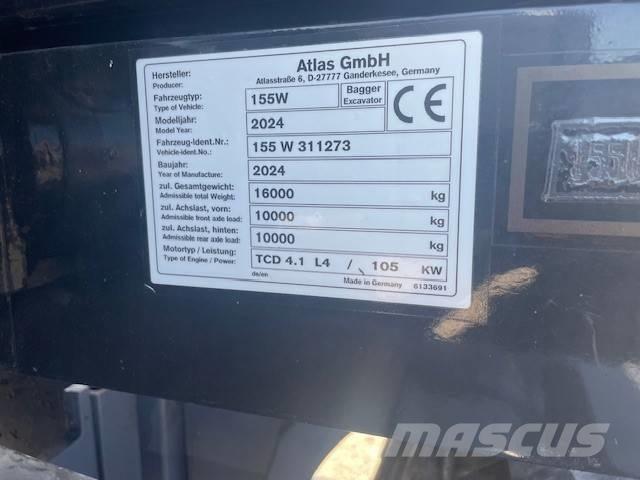 Atlas 155 W Колёсные экскаваторы