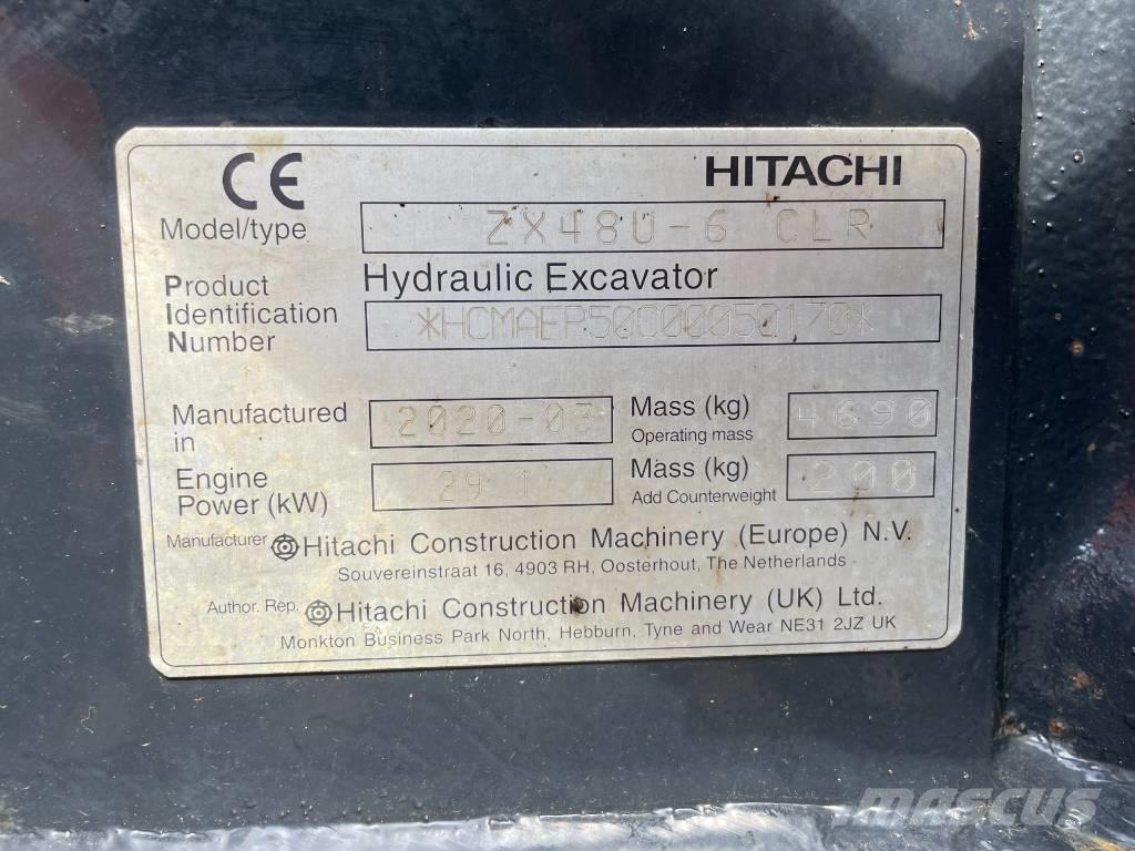 Hitachi ZX 48 U-6 Мини-экскаваторы