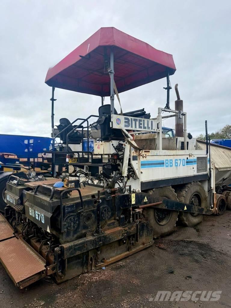 Bitelli BB 670 Асфальтоукладчики