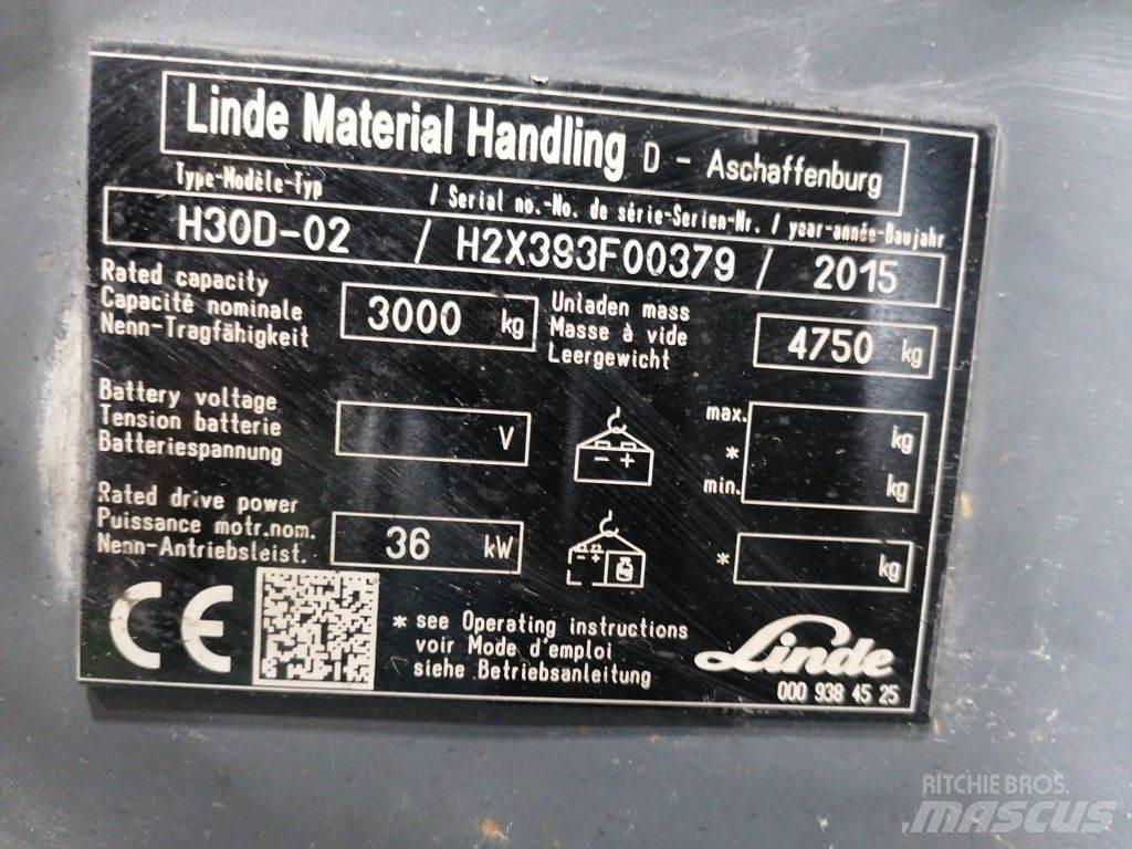 Linde H30D-02 Дизельные погрузчики