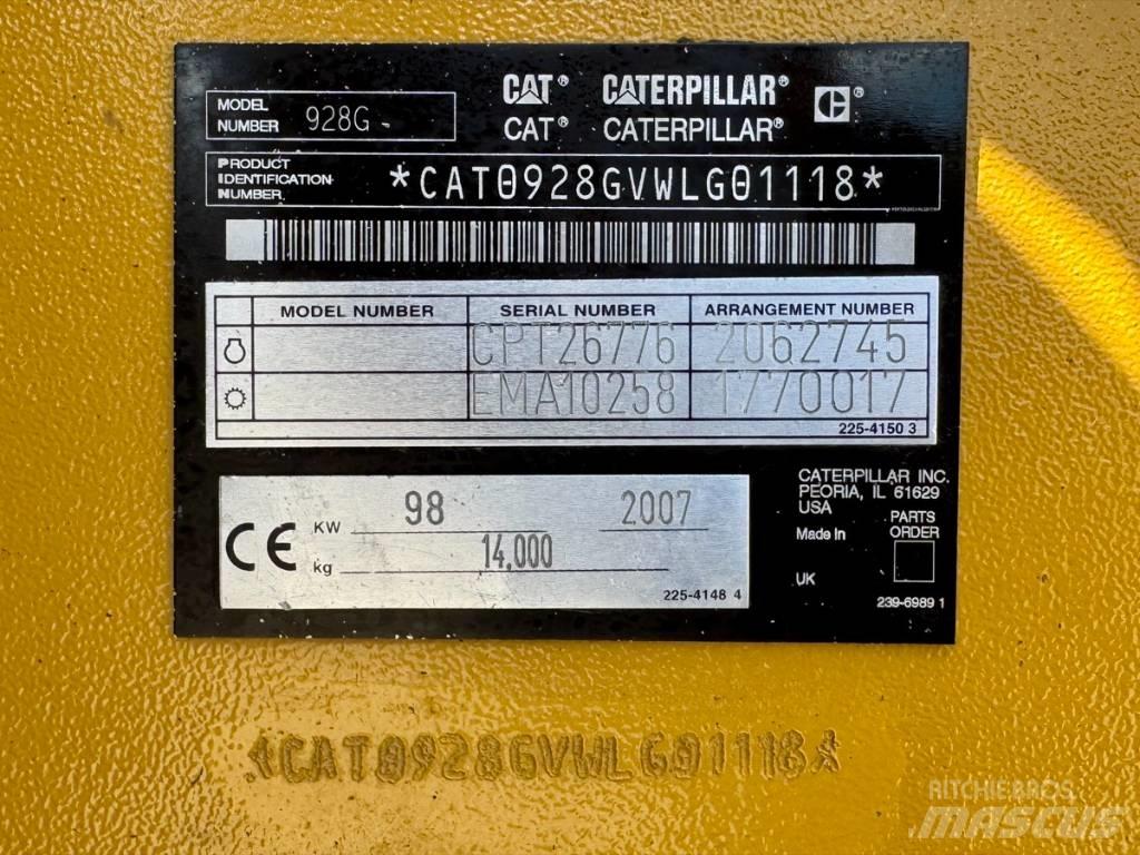 CAT 928 G z Фронтальные погрузчики