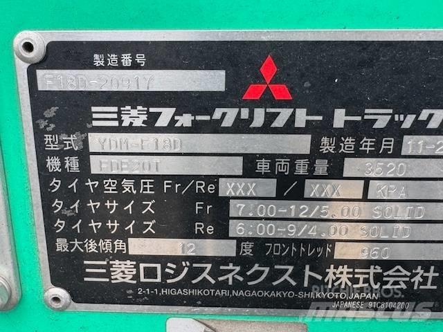 Mitsubishi FD 18 Дизельные погрузчики