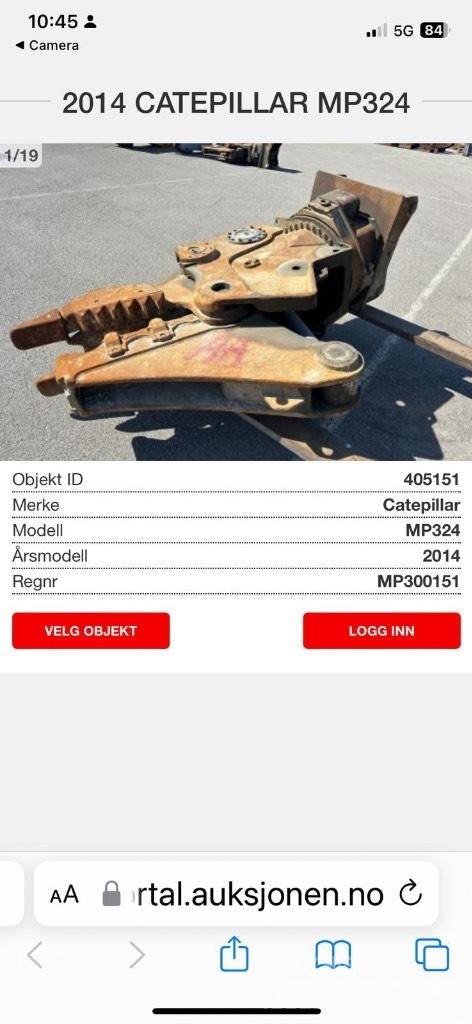 CAT MP324 Навесные резаки асфальта