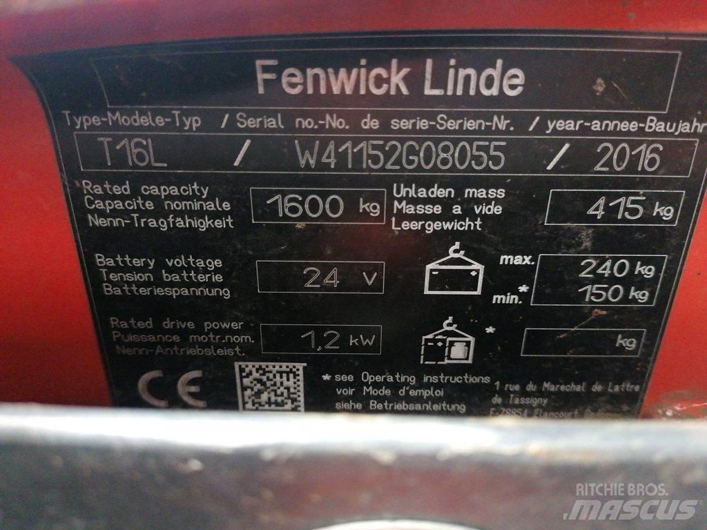 Linde T16L Ручные гидравлические тележки