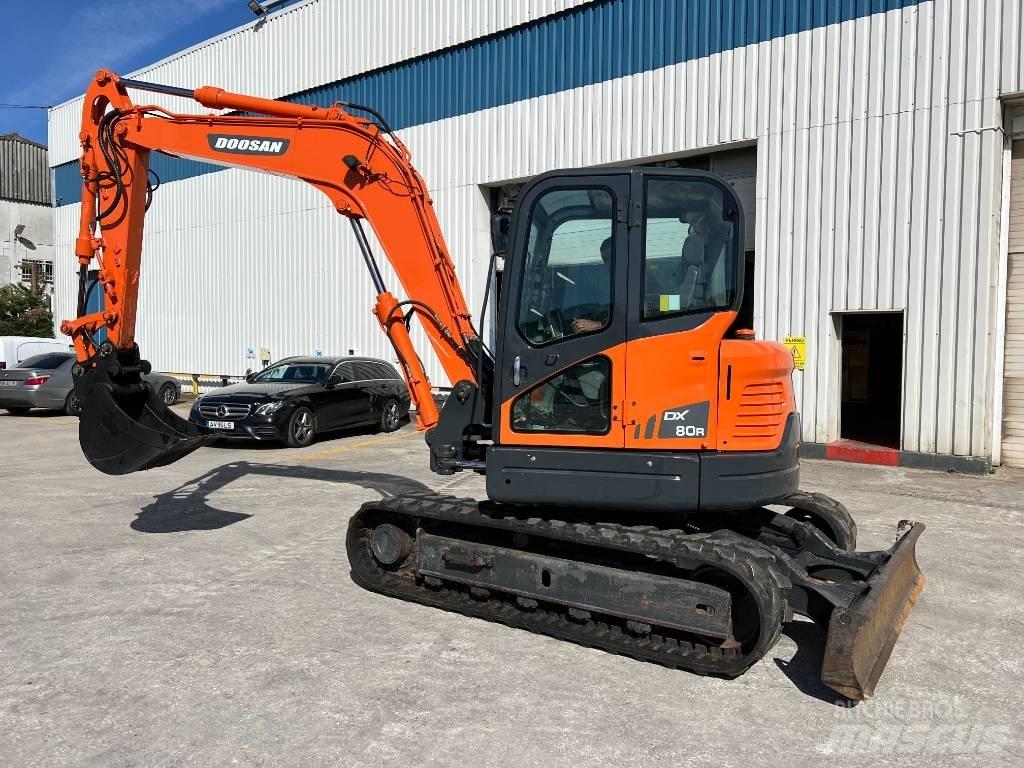 Doosan DX 80 R Малые экскаваторы 7т-12т