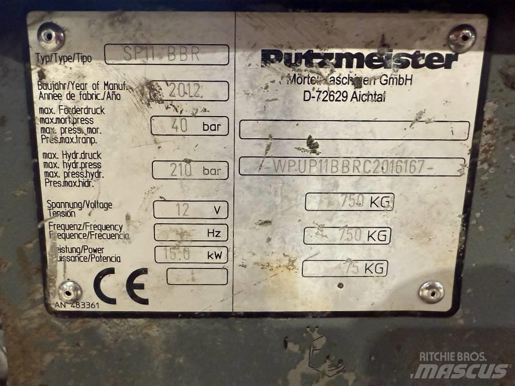 Putzmeister SP 11 Бетоносмесители