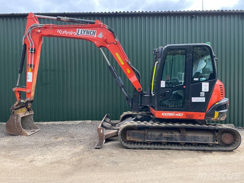 Kubota KX 080-4 Малые экскаваторы 7т-12т
