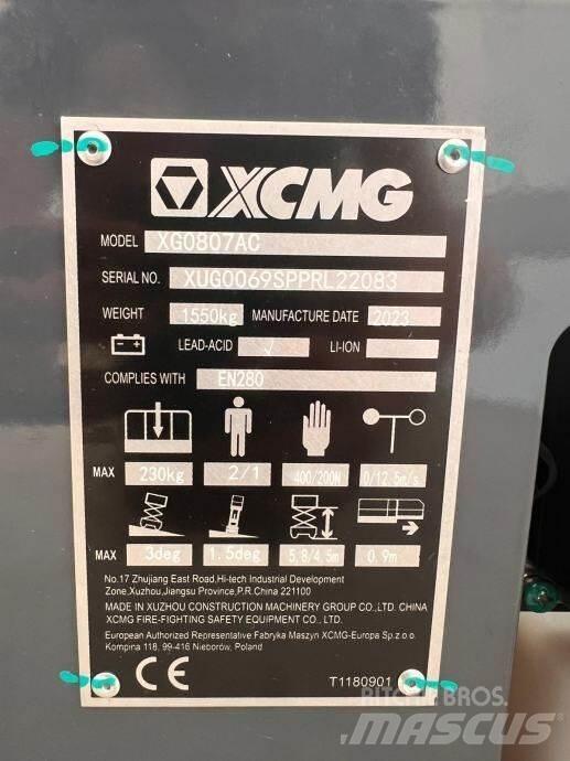 XCMG XG0807AC Ножничные подъемники