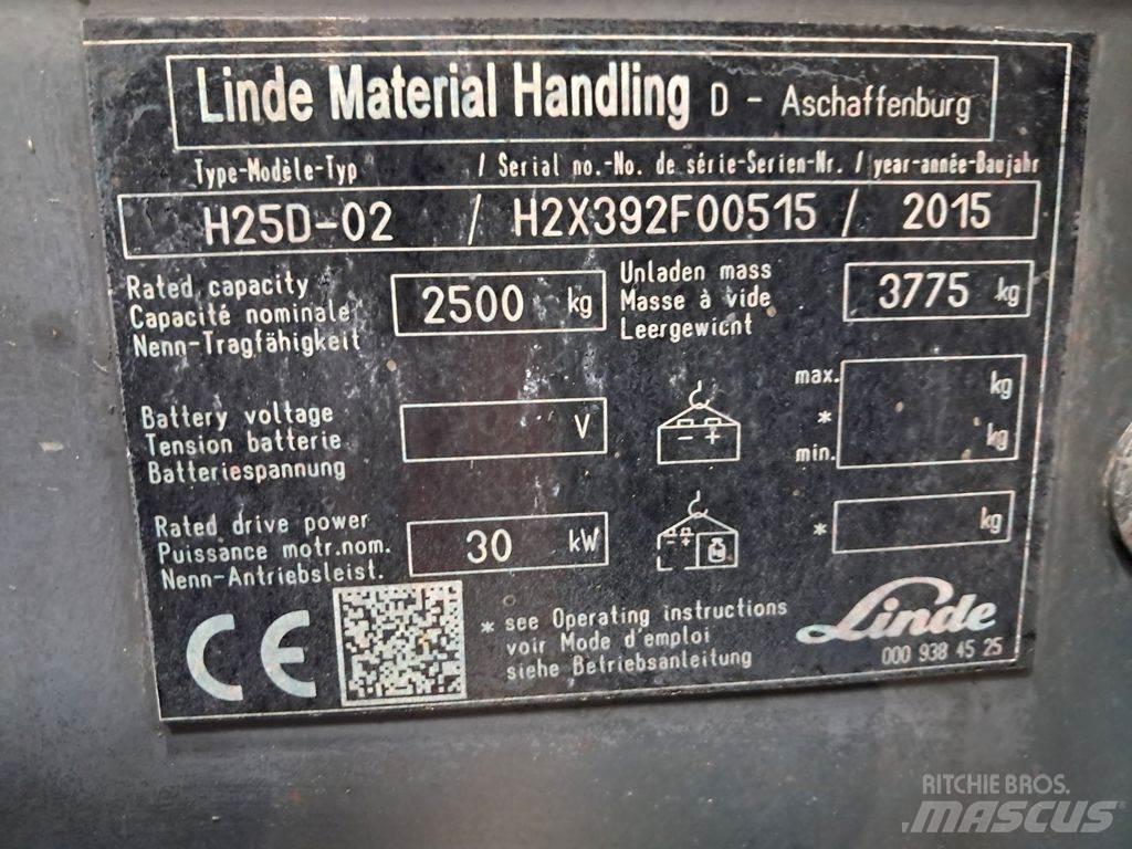 Linde H25D-02 Дизельные погрузчики