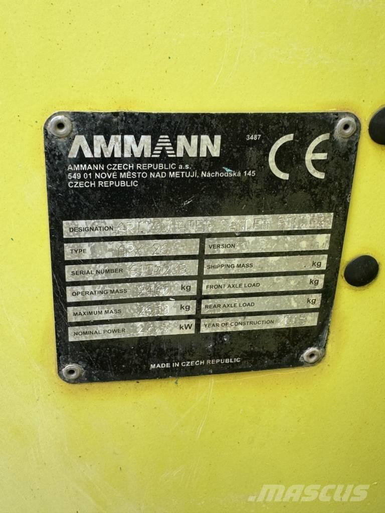 Ammann ARX 26 Катки тротуарные