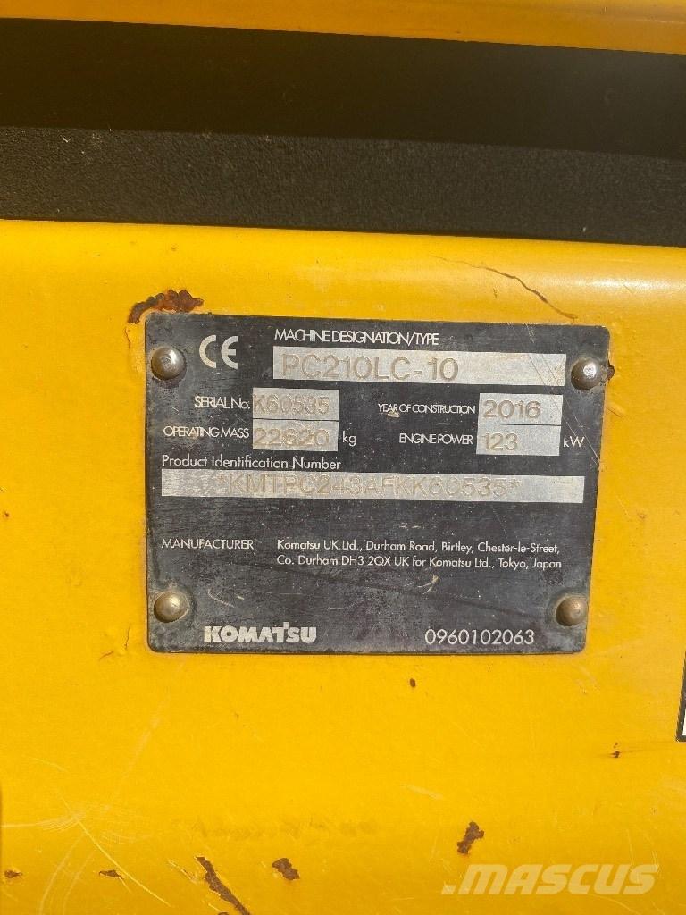 Komatsu PC 210 LC-10 Гусеничные экскаваторы