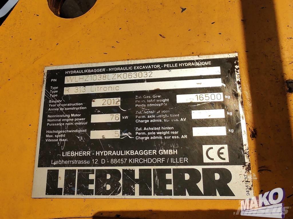 Liebherr R 313 Гусеничные экскаваторы