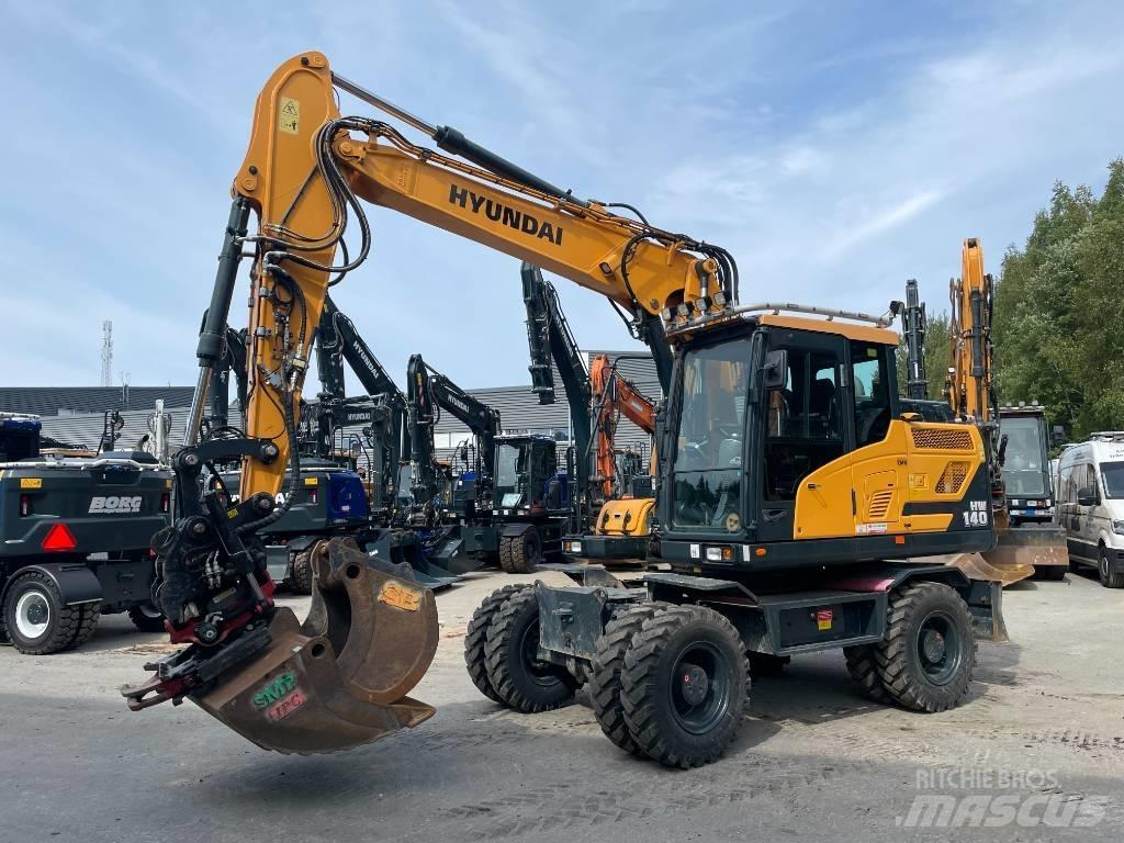 Hyundai HW140 Колёсные экскаваторы