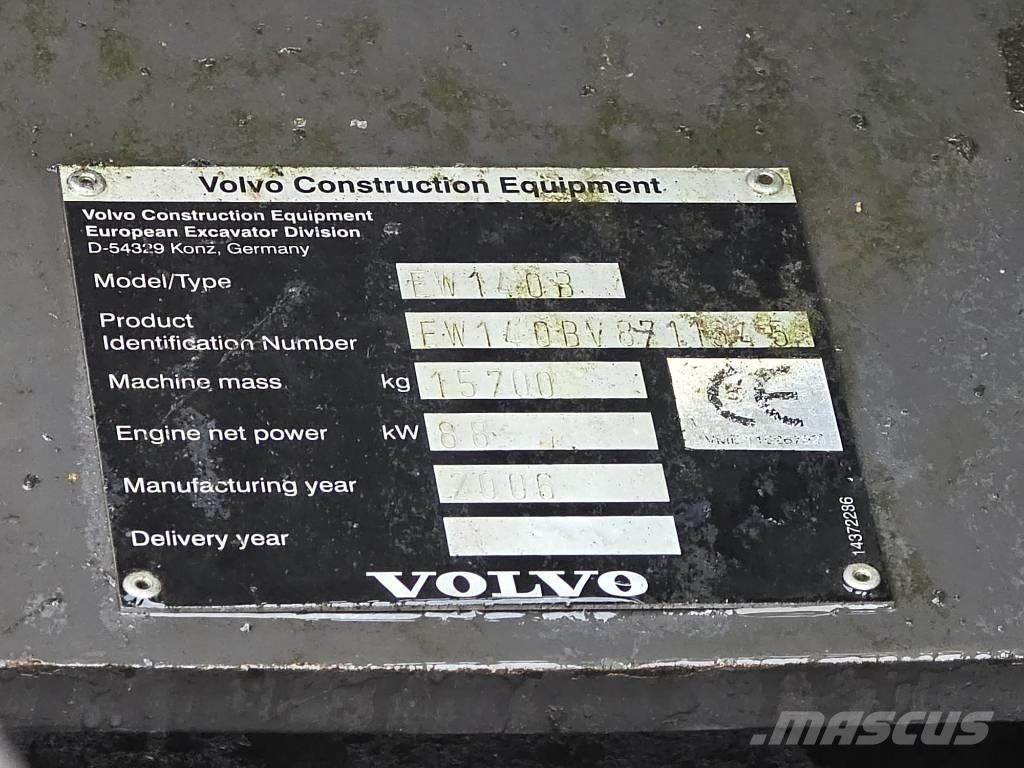 Volvo EW 140 B Колёсные экскаваторы