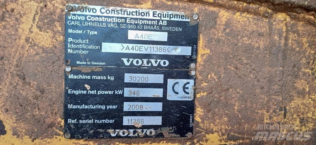 Volvo A 40 E Шарнирно-сочленённые самосвалы