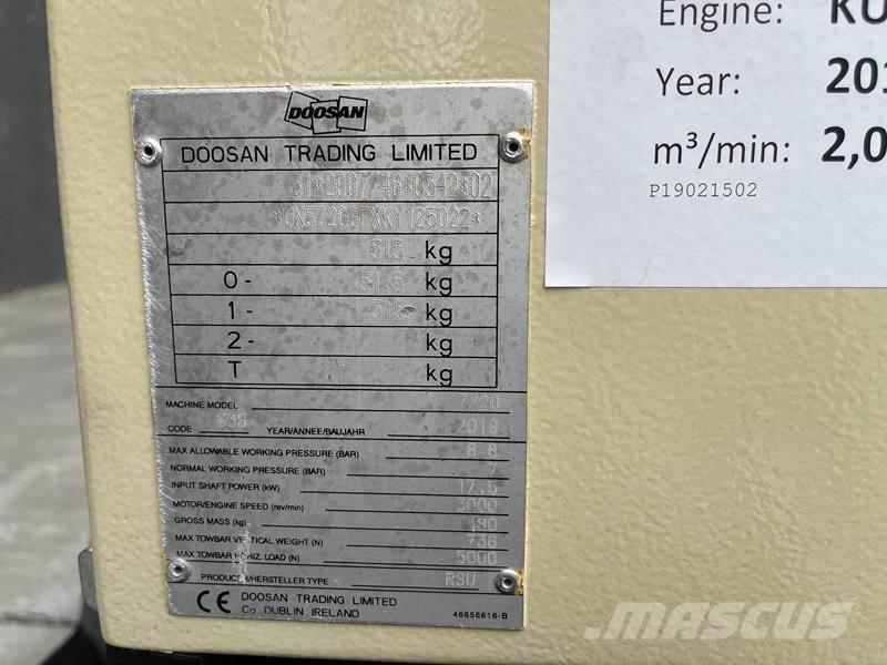 Doosan 7 / 20 Воздушные компрессоры