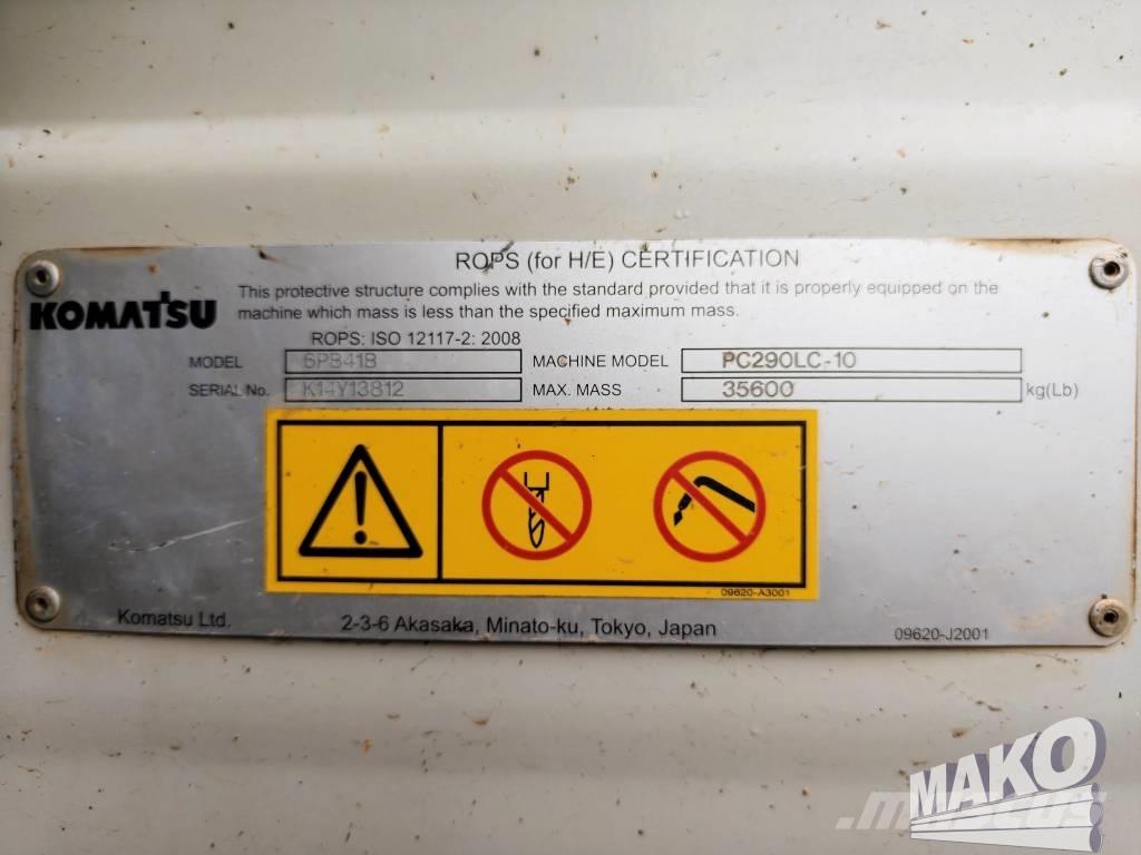 Komatsu PC 290 LC-10 Гусеничные экскаваторы