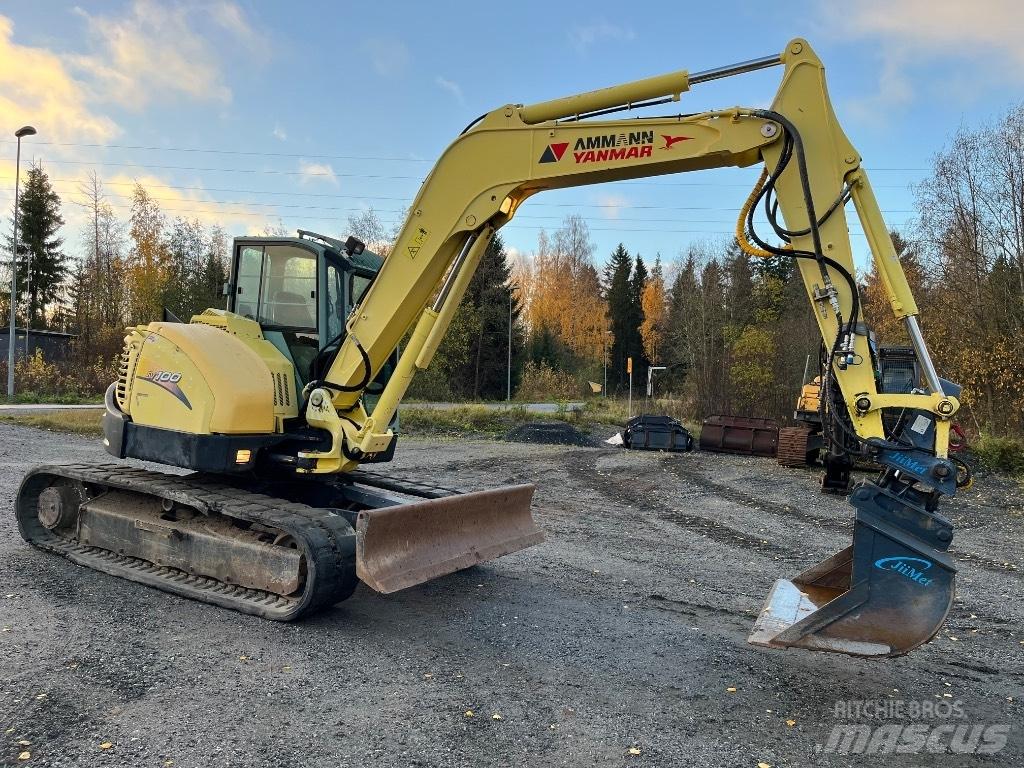 Yanmar SV 100 Малые экскаваторы 7т-12т