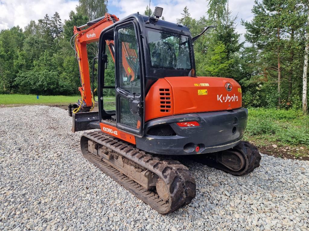 Kubota KX 080-4 Малые экскаваторы 7т-12т