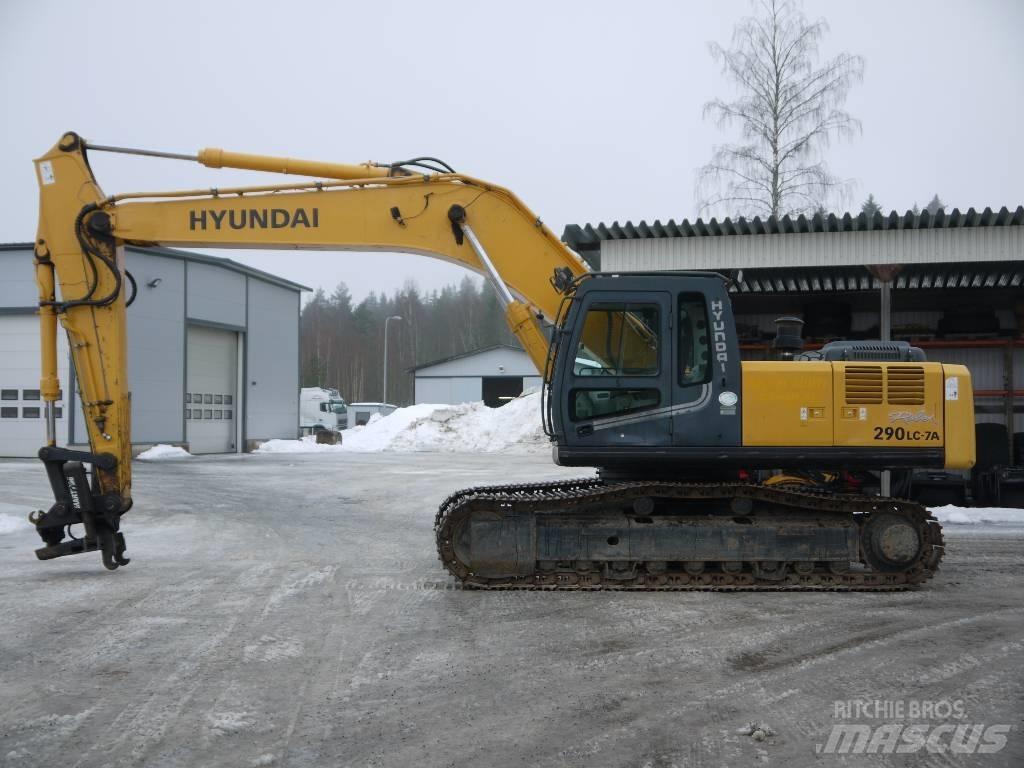 Hyundai R 290 LC-7A Гусеничные экскаваторы