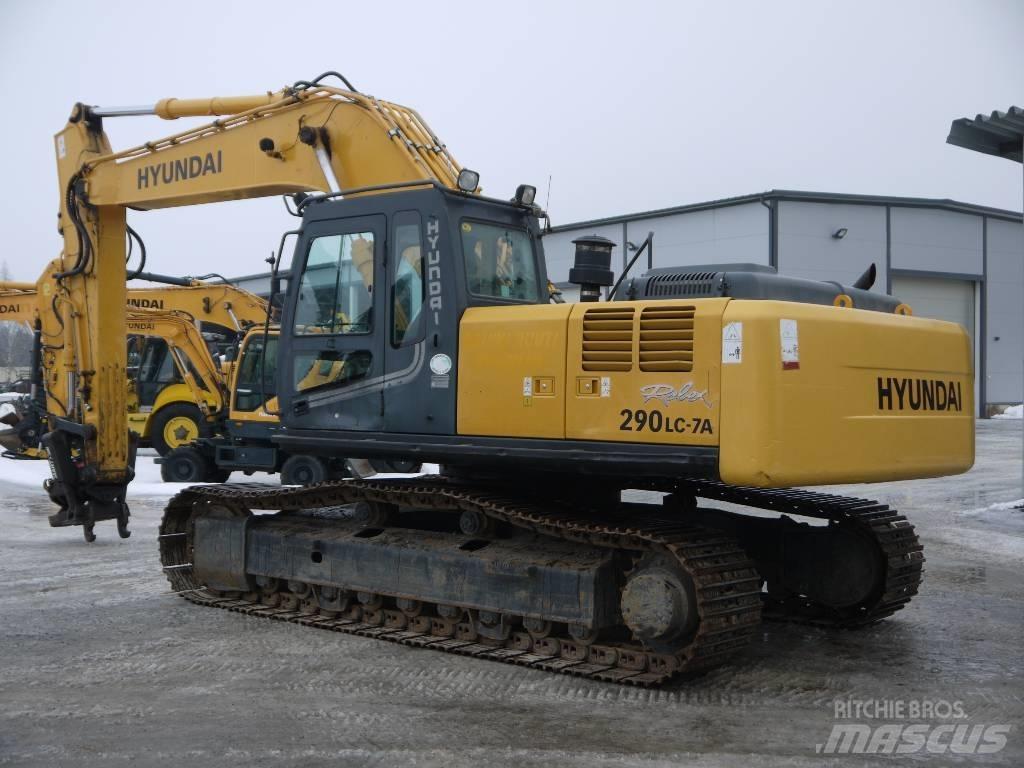Hyundai R 290 LC-7A Гусеничные экскаваторы