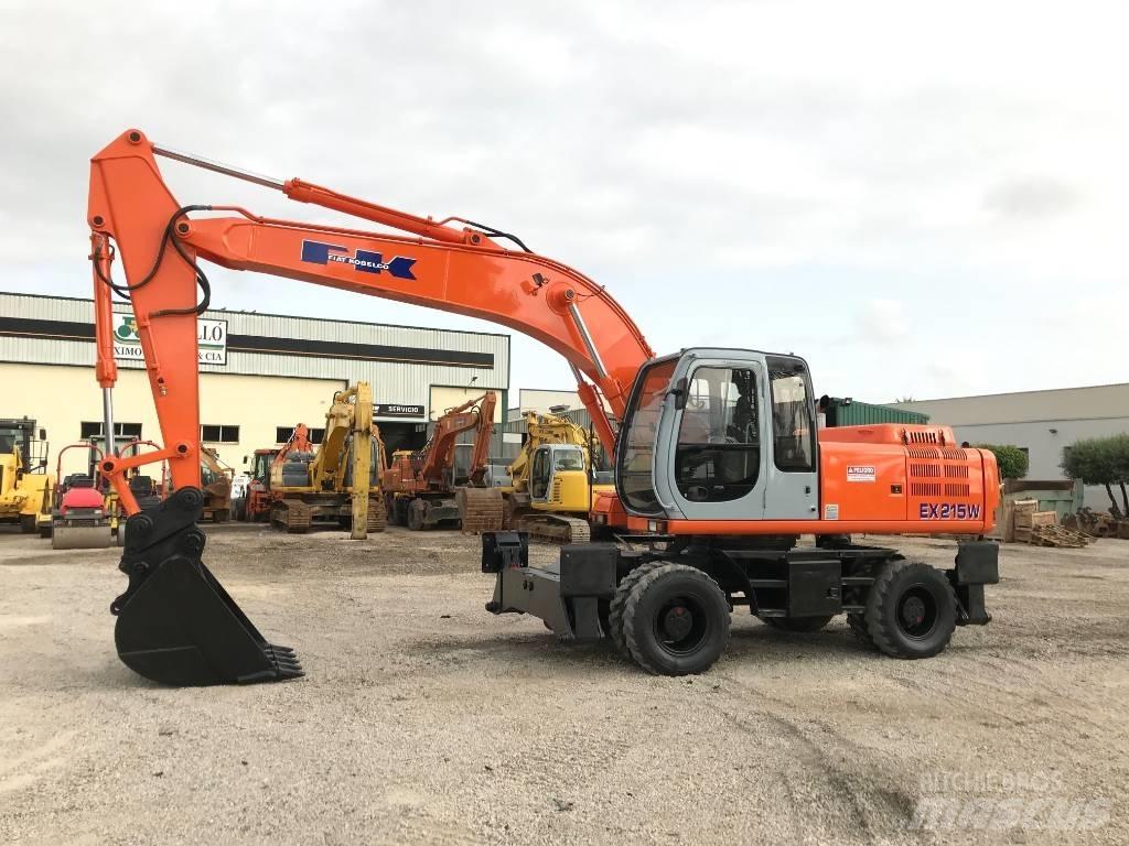 Fiat-Kobelco EX215W Колёсные экскаваторы